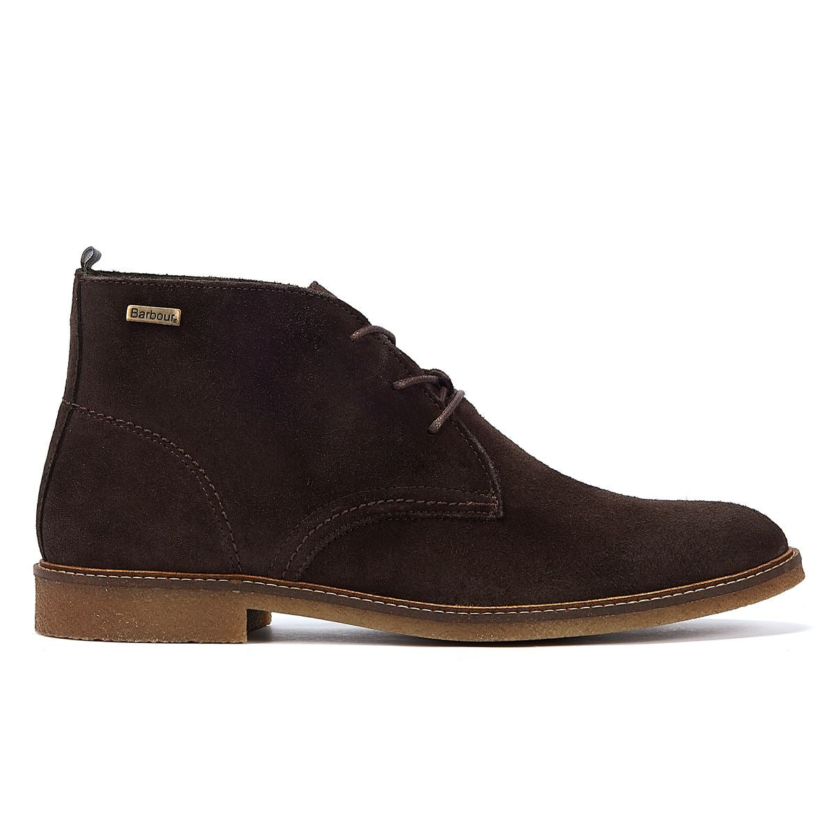 Barbour Sonoran Choco Suede Herren Veloursleder-Stiefel In Schokoladenfarbe