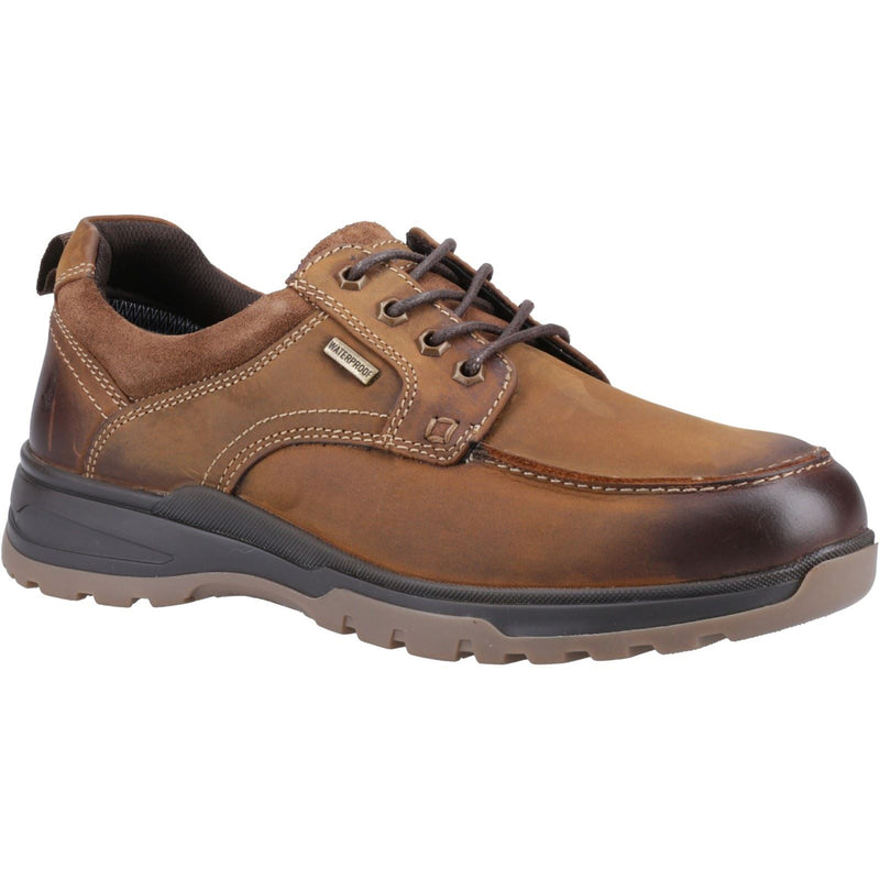 Hush Puppies Percy Leder Herren Tan Schnürschuhe