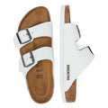 Birkenstock Arizona Birko Flor Weiße Sandalen