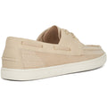 Dune Blaizerss Herren Bootsschuhe Aus Stoff In Creme