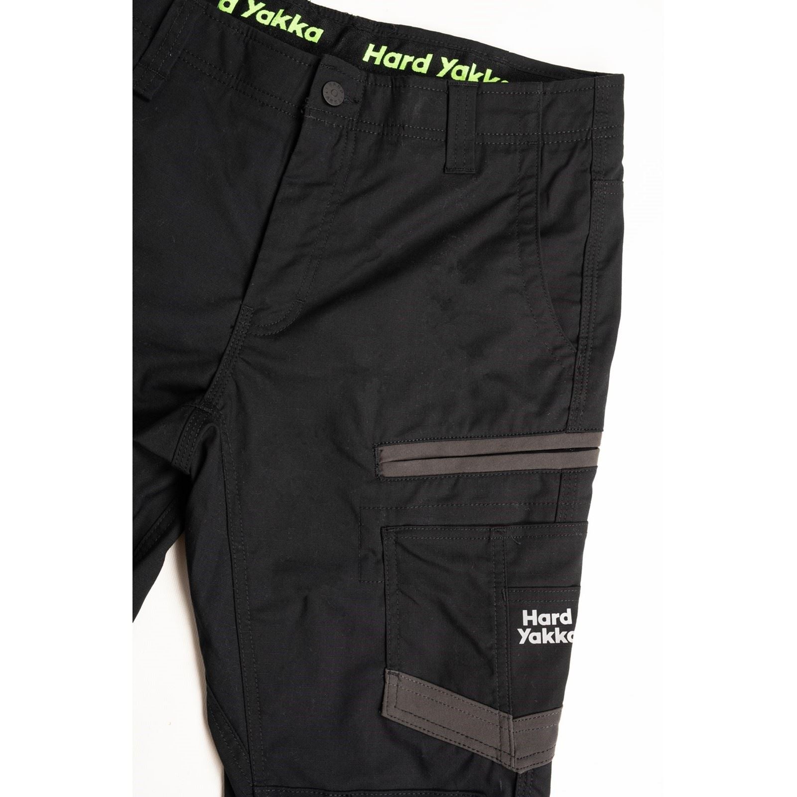 Hard Yakka Raptor Cuff Baumwoll Herren Schwarze Farbe Outdoor Hosen
