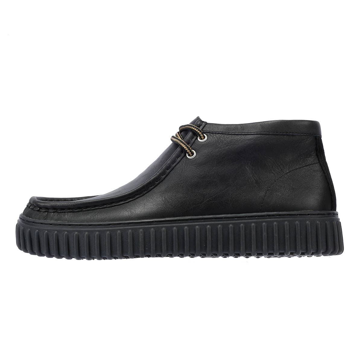 Clarks Main Torhill Hi Leder Herren Schwarze Stiefel