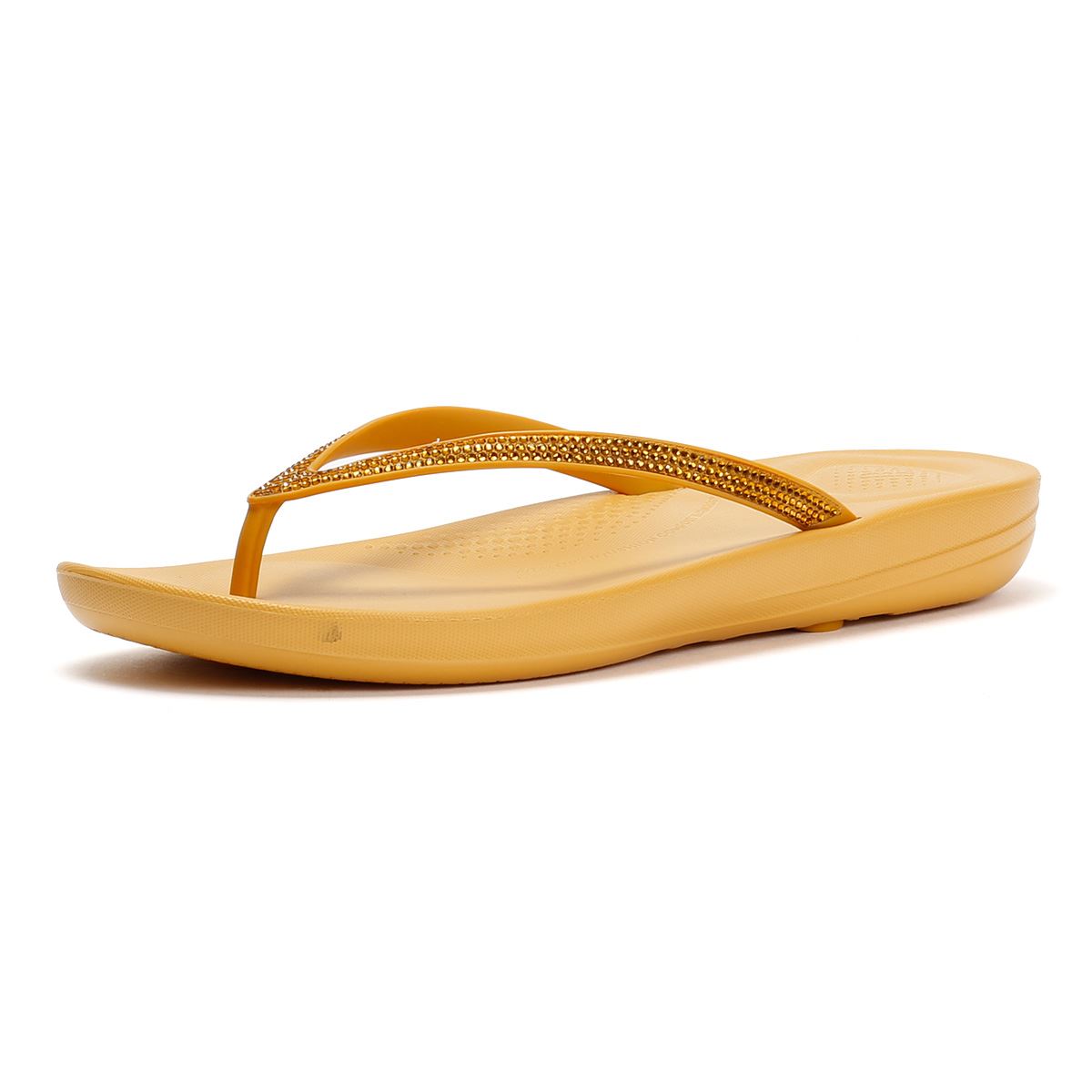 FitFlop Iqushion Sparkle Damen Braune Flip-Flops