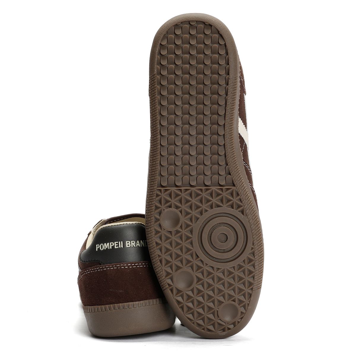 Pompeii Elan Sala Wildleder Herren Braune Sneaker