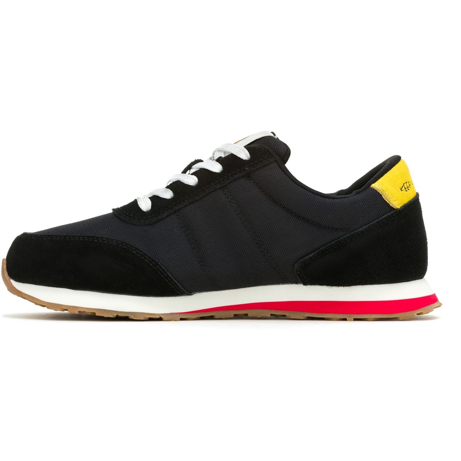 Hush Puppies SEVENTY8 Peanuts Leder Damensneakers In Erdnussfarbe