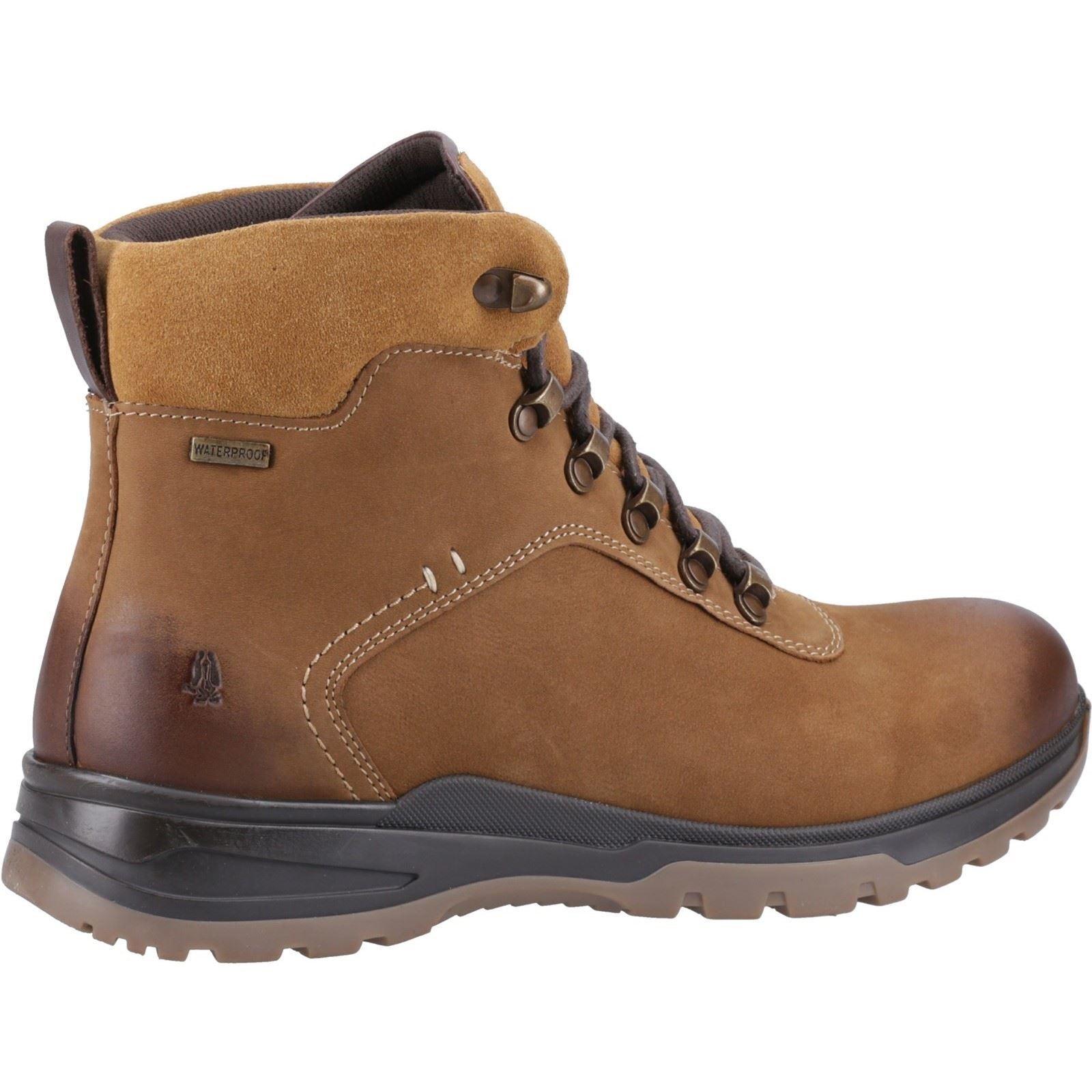 Hush Puppies Paul Leder Herren Stiefel In Tan
