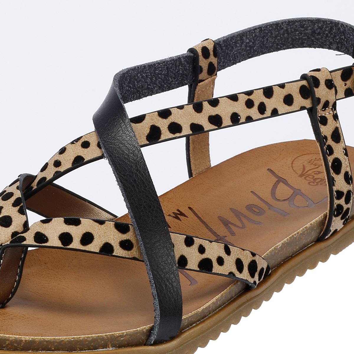 Blowfish Malibu Mirenda Damen Leoparden Sandalen