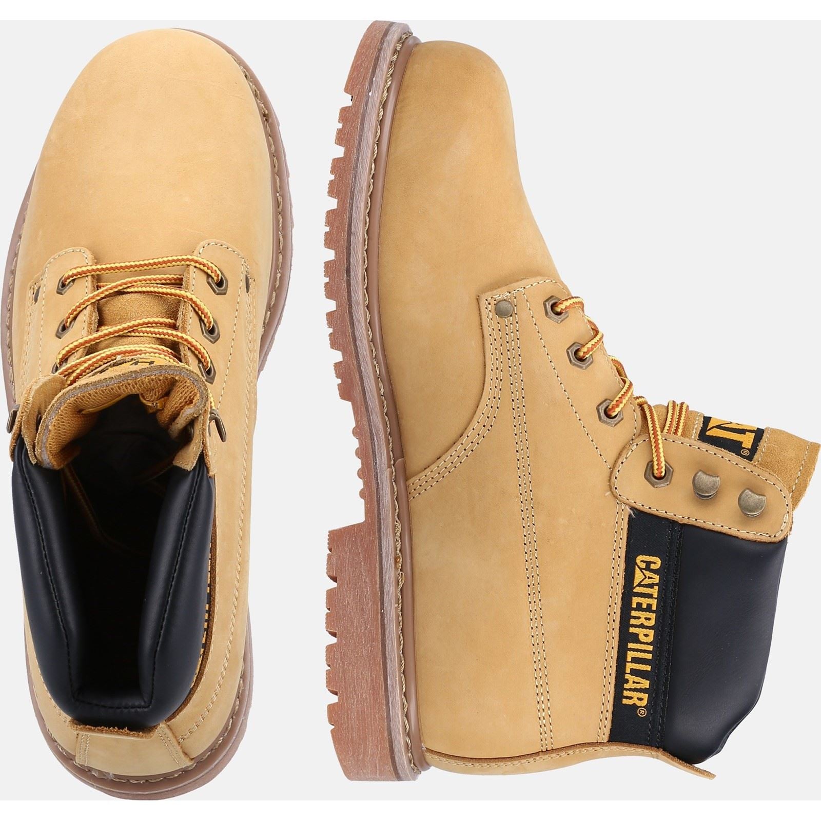 Caterpillar Powerplant S3 Nubuck Honey Sicherheitsstiefel