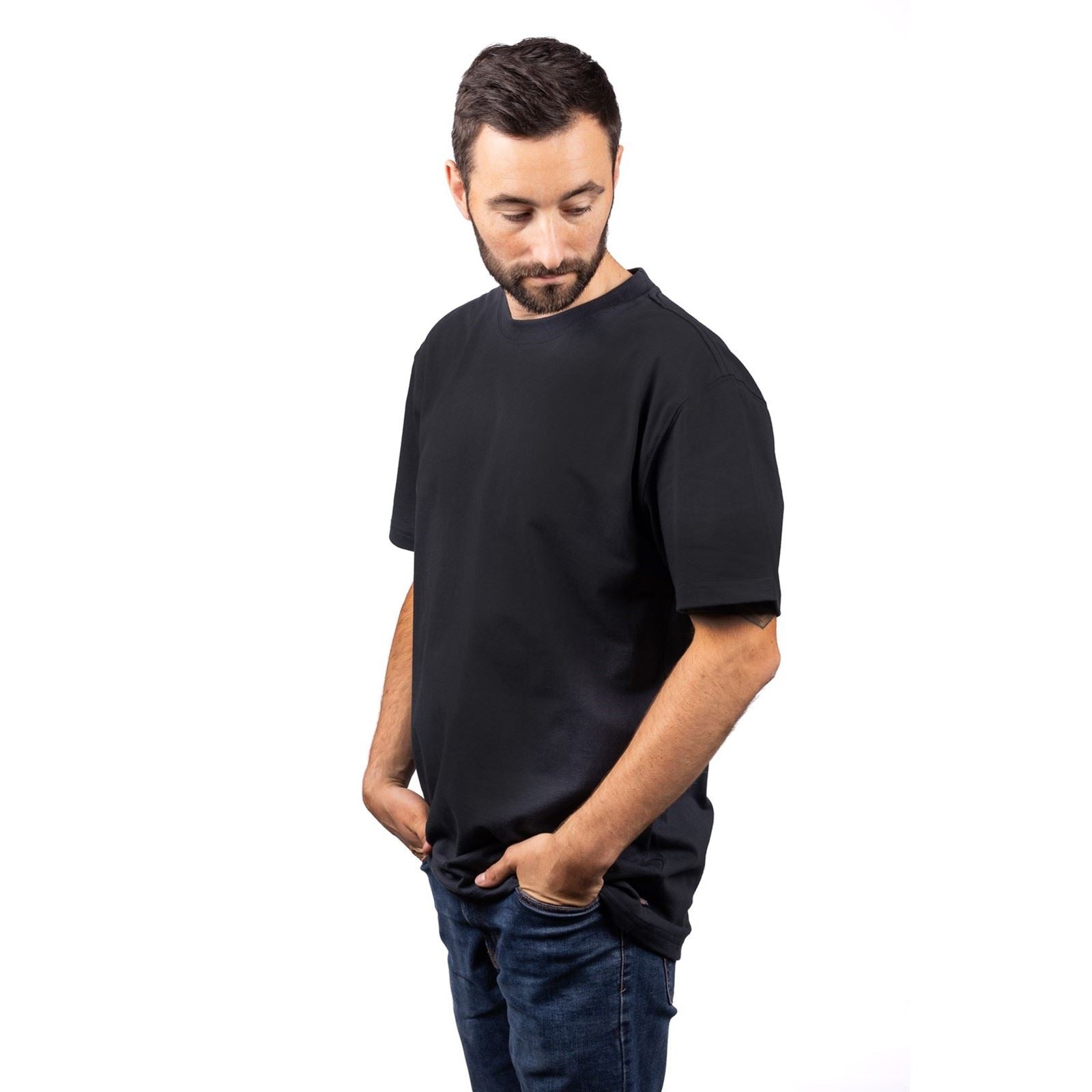 Dickies Everyday Short Sleeve Baumwoll Männer Schwarze Farbe Kurzarm-T-Shirts