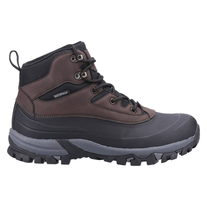 Cotswold Calmsden Herren Wanderschuhe aus braunem Gummi