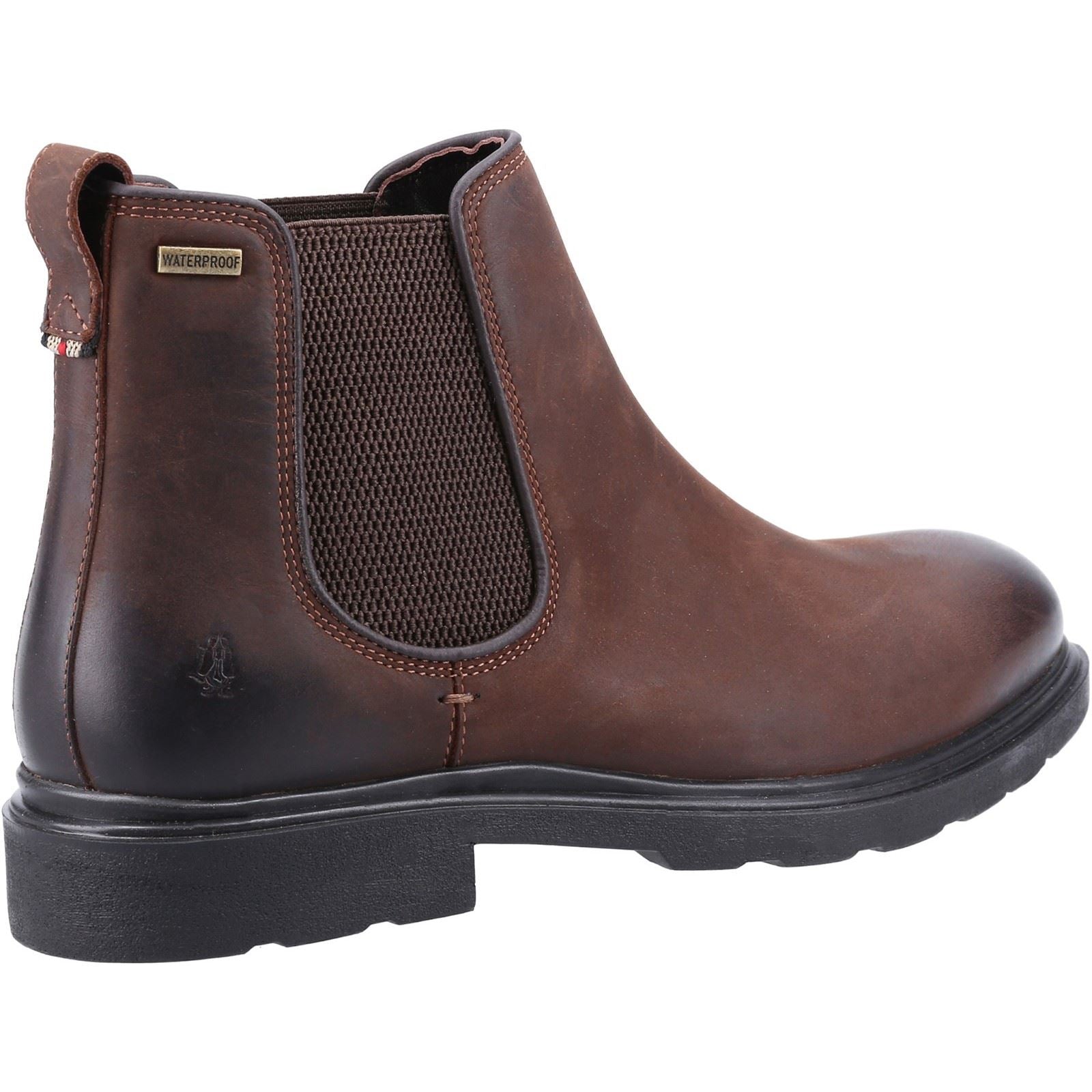 Hush Puppies Preston Chelsea Braune Herrenstiefel Aus Leder