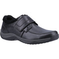 Hush Puppies Douglas Leder Herren Schwarz Mokassin Schuhe