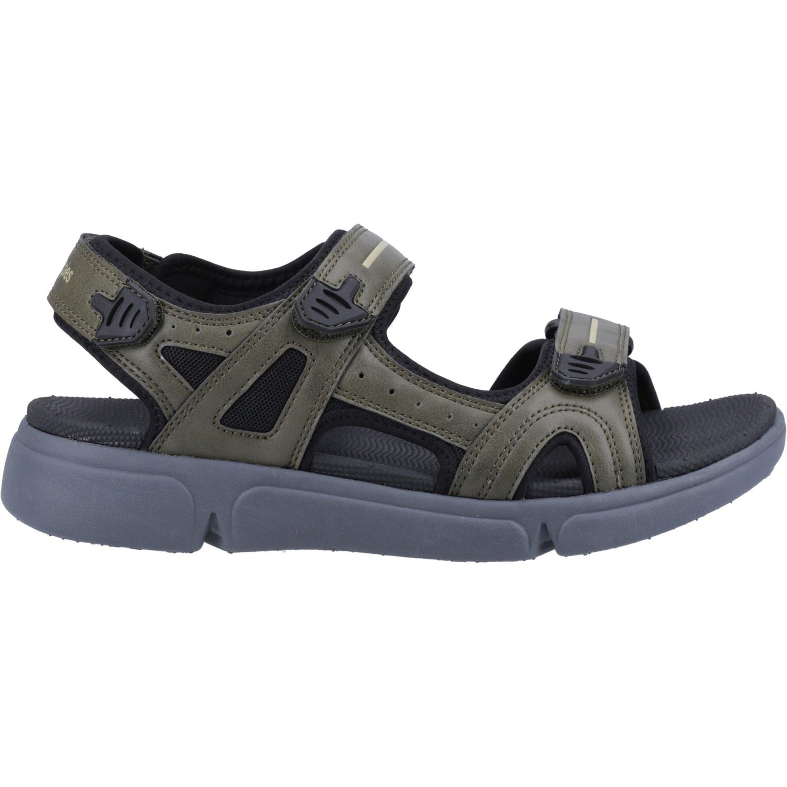 Hush Puppies Castro Herren Sandalen Aus Polyurethan In Khaki