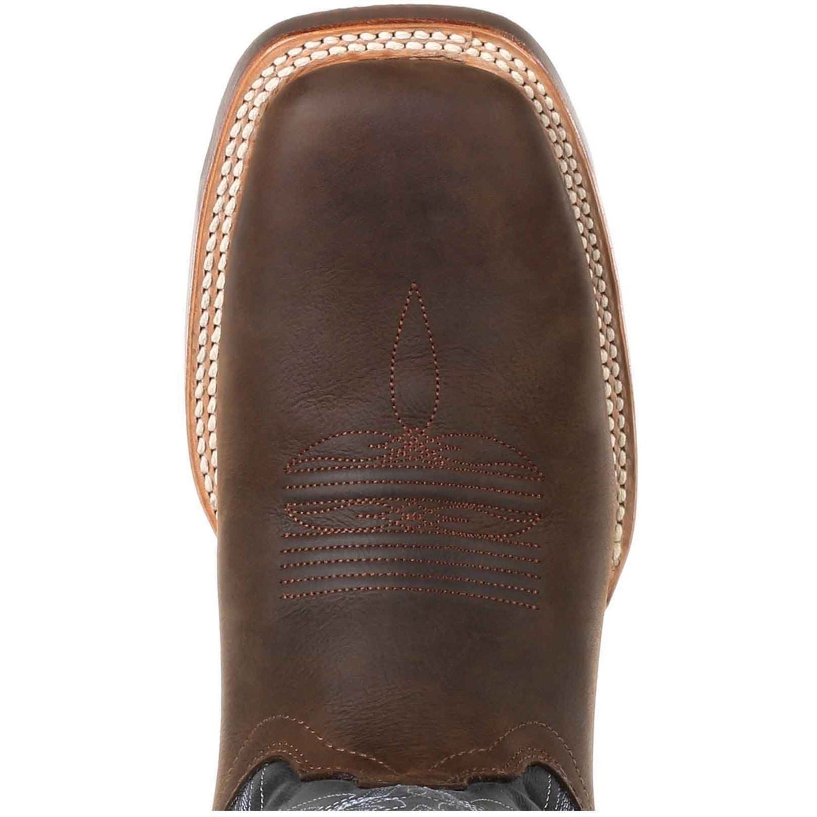 Durango Rebel Pro Herrenstiefel Aus Belgischem Braun/Denim Blauem Leder