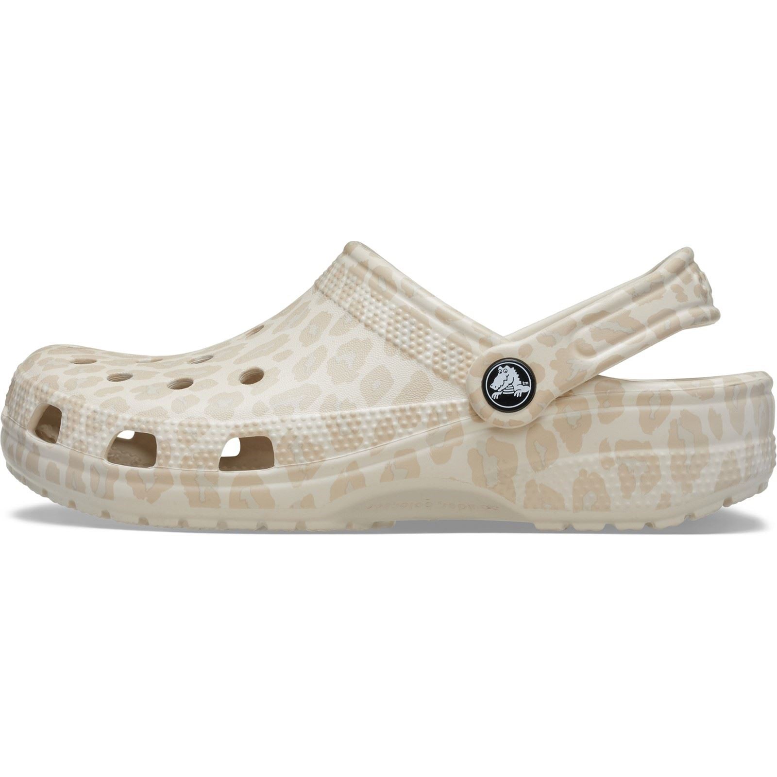 Crocs Classic Animal Eva Damen Mandelton/Leoparden Clogs