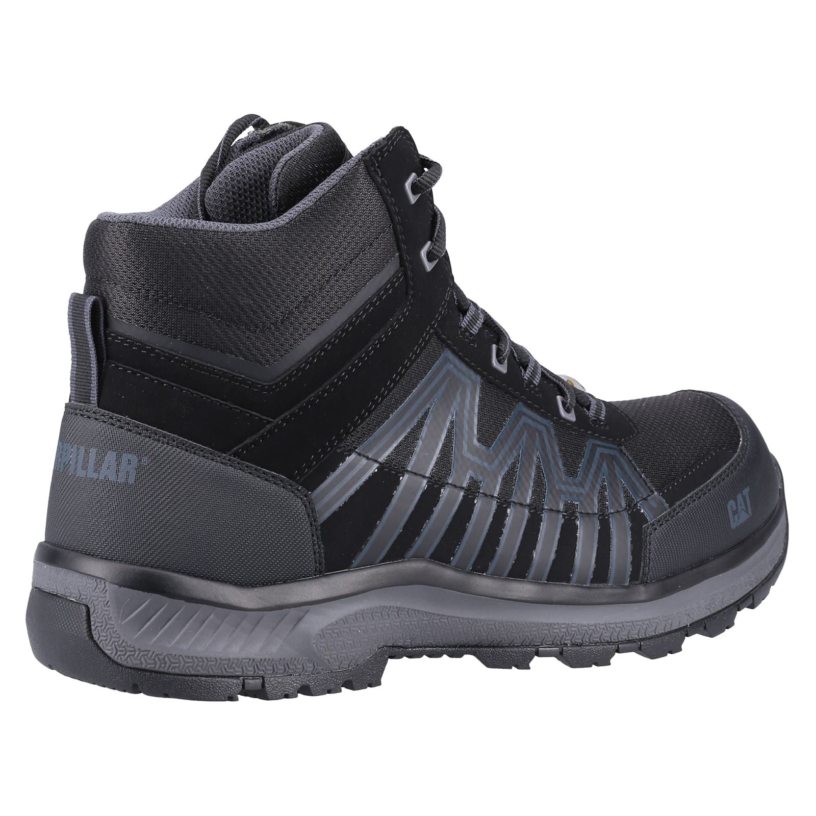Caterpillar Charge Pu/Mesh/Tpu Schwarze Wanderschuhe
