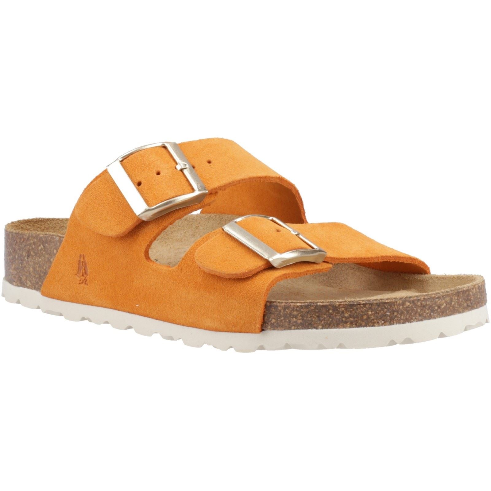 Hush Puppies Blaire Damen Sandalen Aus Veloursleder In Orange