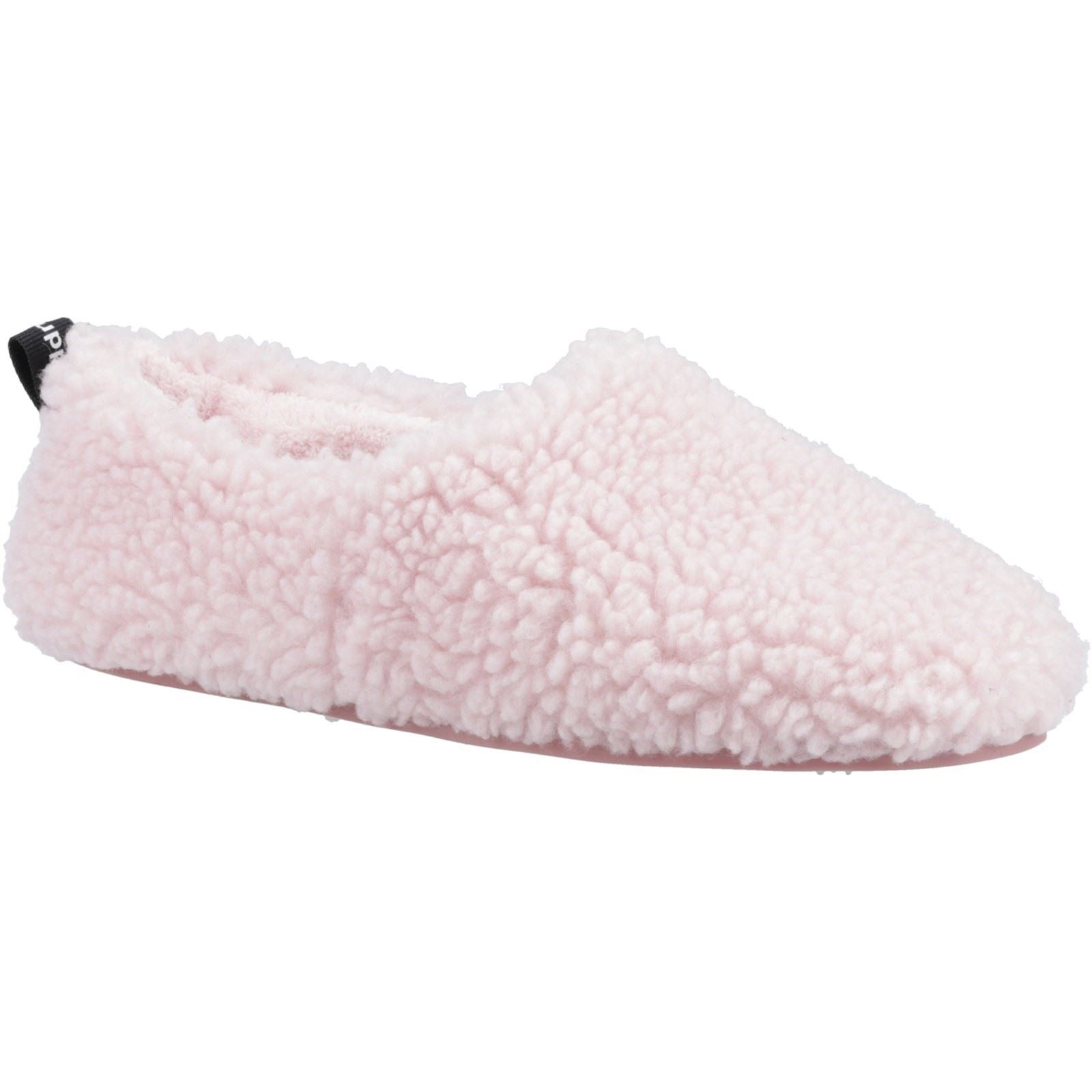 Hush Puppies Emily Faux Fur Damen Blush Hausschuhe
