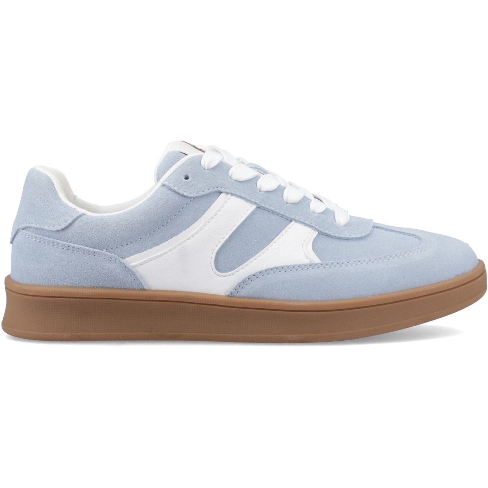 Hush Puppies Maura Wildleder Damen Blaue Sneaker