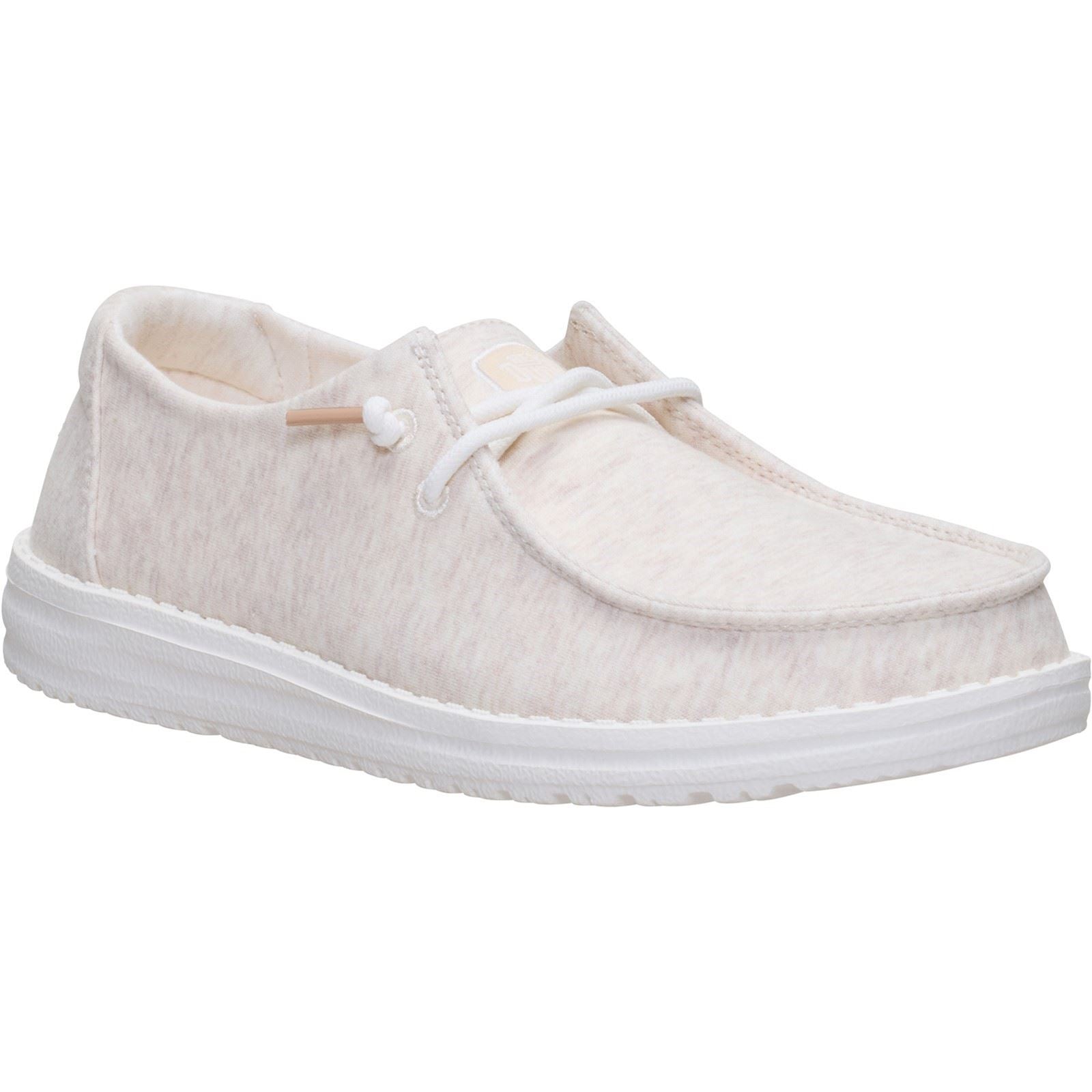 HEYDUDE Wendy Stretch Jersey Textil Damen Hausschuhe In Haferflocken