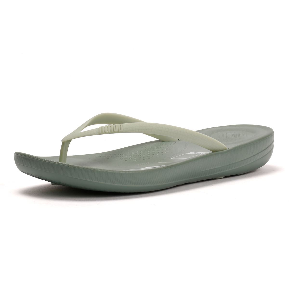 FitFlop X Pantone Iqushion Damen Grüne Flip-Flops