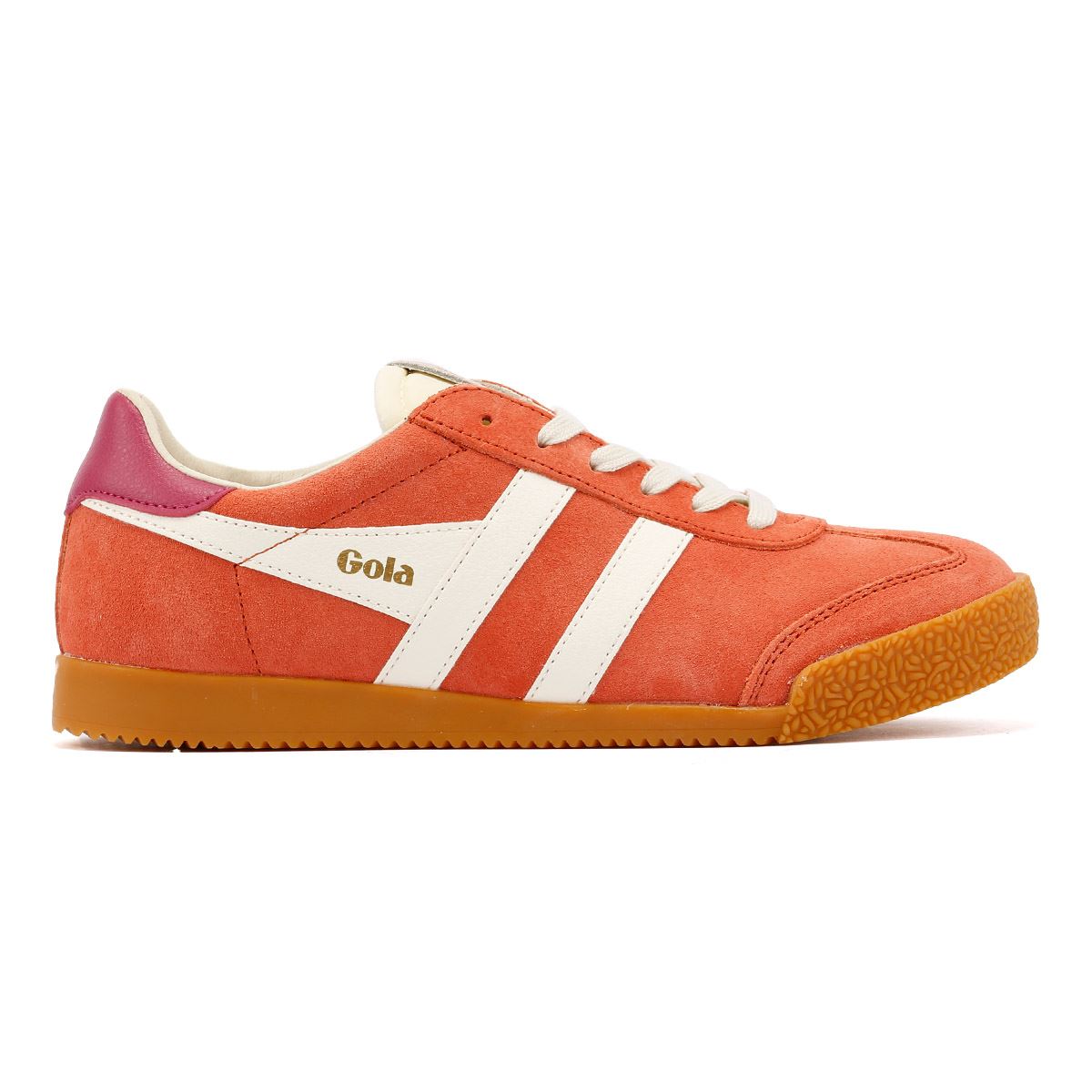 Gola Elan Damen Wildleder Turnschuhe In Orange
