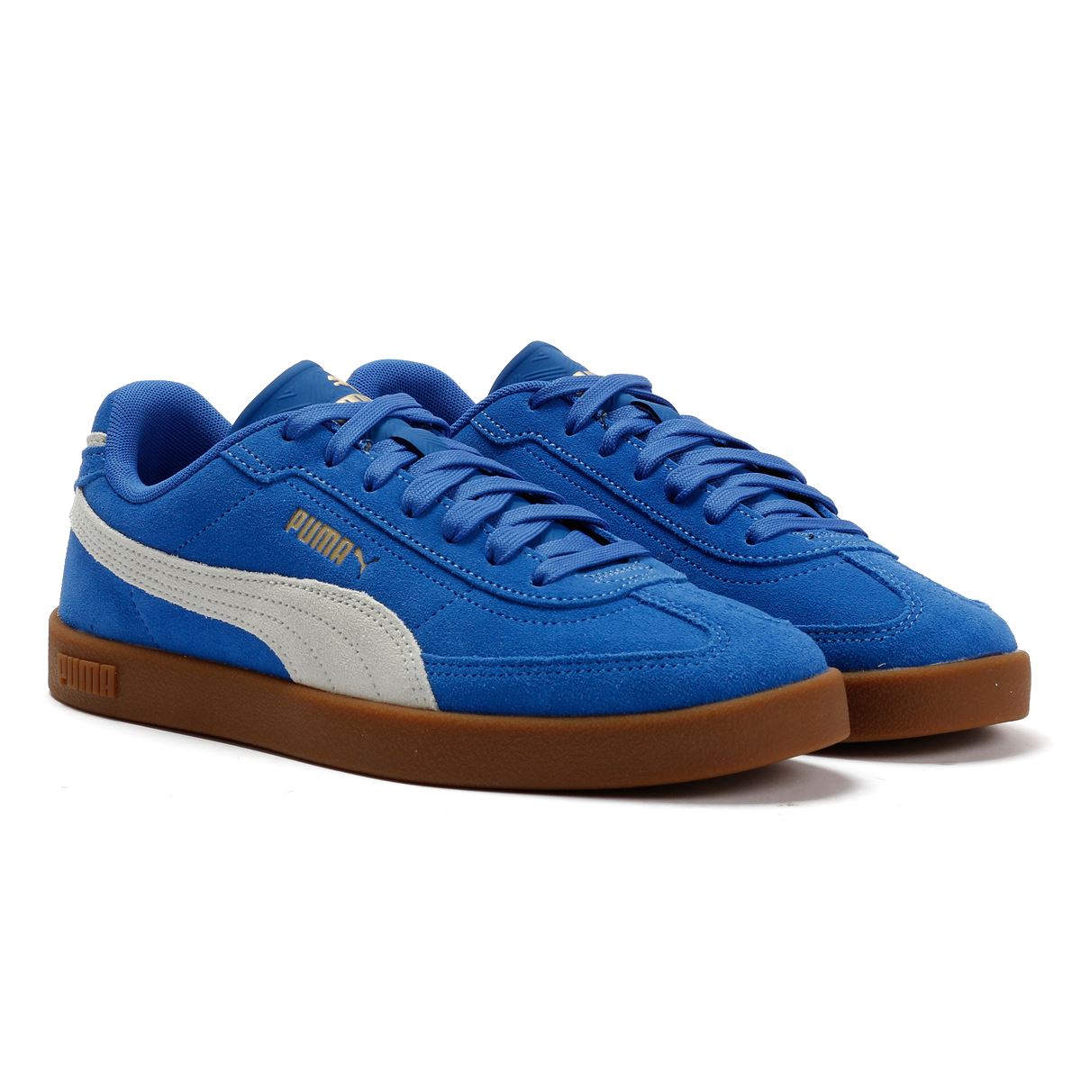 Puma Club II Era Wildlederblaue Sneakers