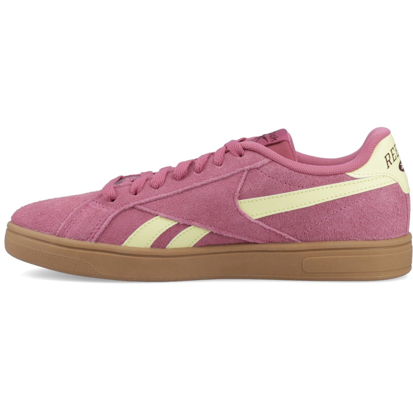 Reebok Court Retro Textil Damen Studiopink/Gelb/Haze/Schwarz Kirsch Sneaker