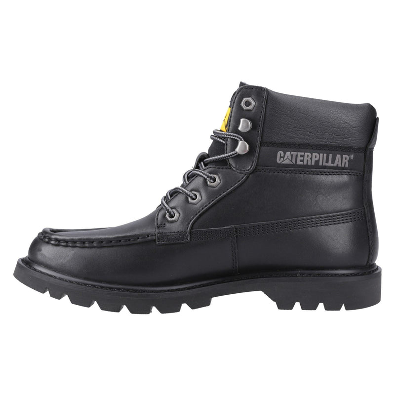 Caterpillar Colorado Moc Toe Leder Herren Schwarze Knöchelstiefel