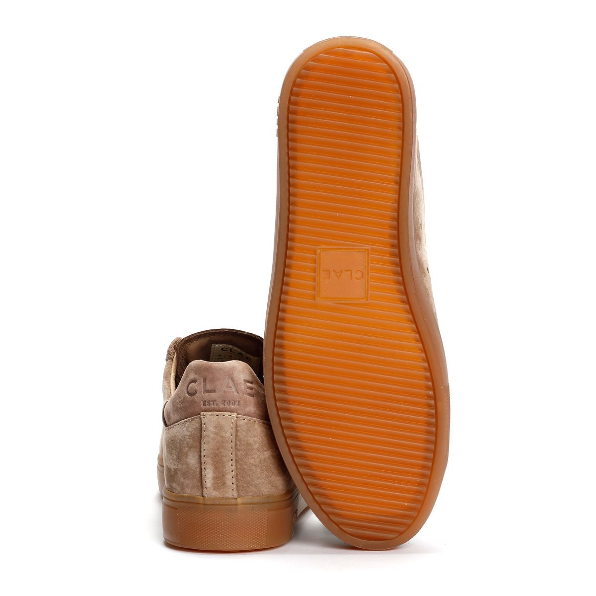 Clae Bradley Herren Wildleder Turnschuhe In Braun