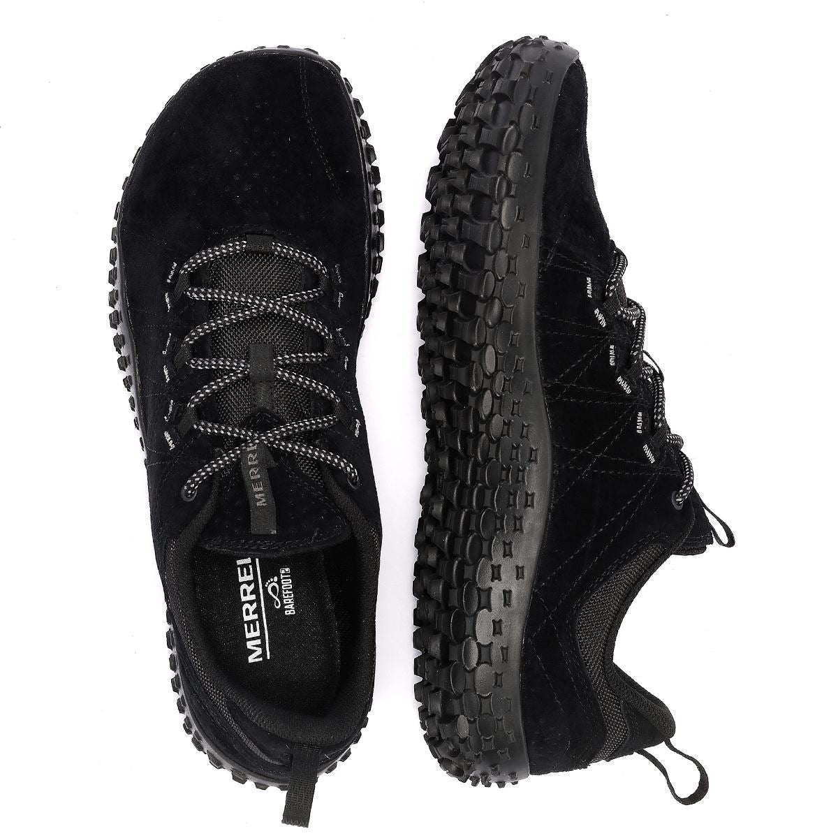 Merrell Wrapt Damen-Sneakers Aus Schwarzem Wildleder