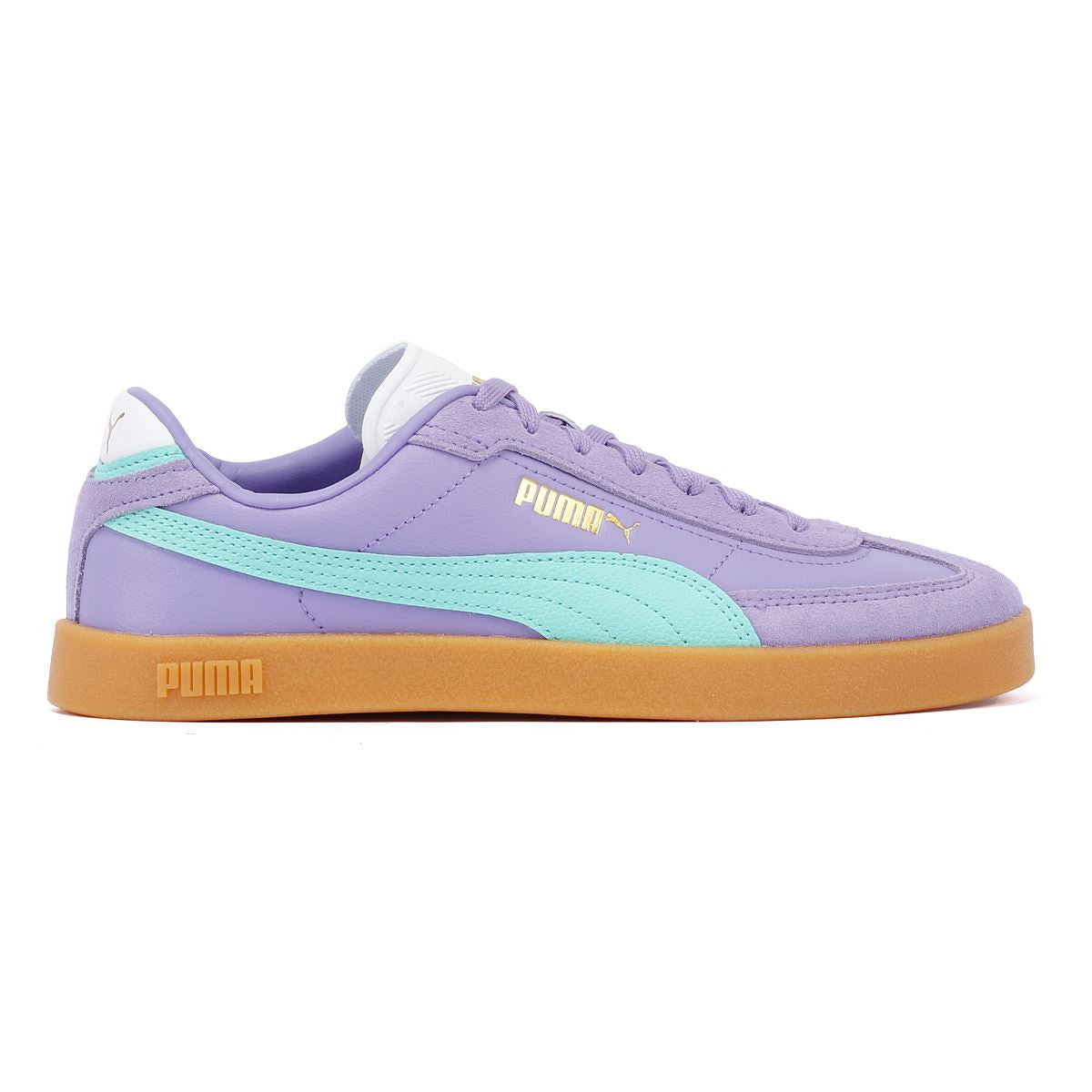 Puma Club II Era Damen Sneaker Aus Lila/Blauem Wildleder