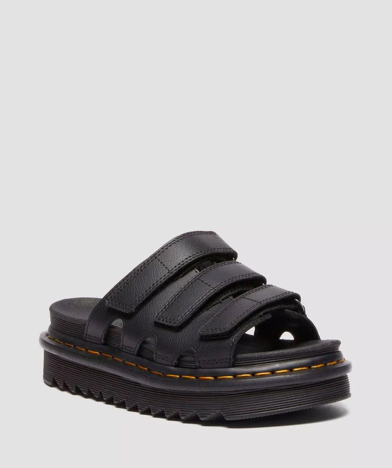 Dr. Martens Raine Athena  Damen Schwarze Farbe Lederschlappen