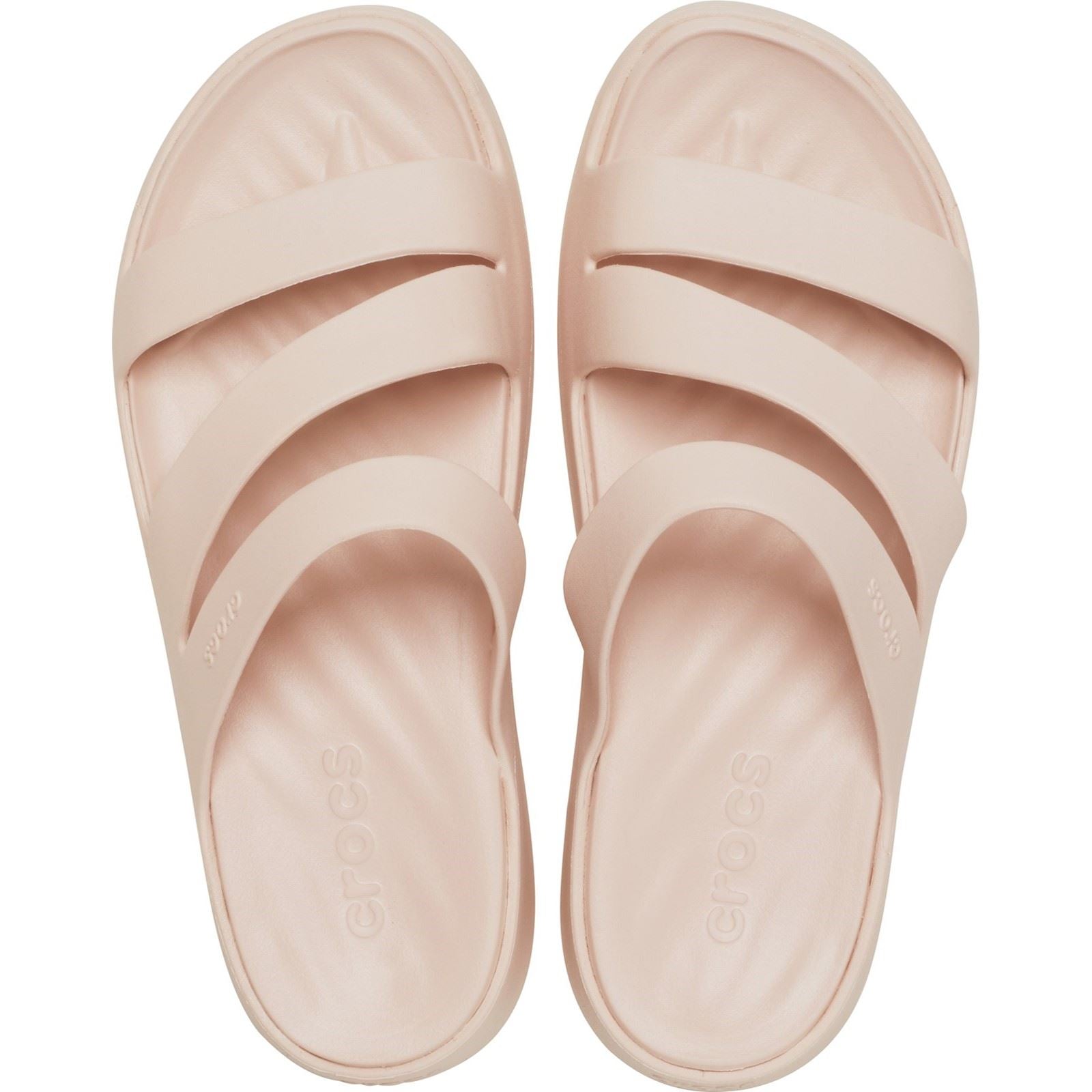 Crocs Getaway Strappy Damen Quarz Sandalen Aus Thermoplast
