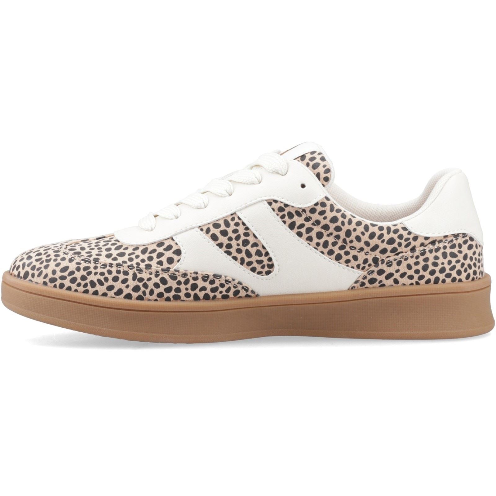 Hush Puppies Maura Textile Textile Damen Geparden Sneakers