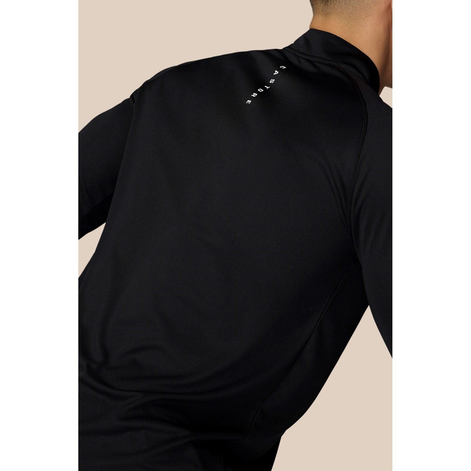 Castore Adapt Training 1/4 Zip Top Polyester Herren Schwarze Farbe Sport-T-Shirts
