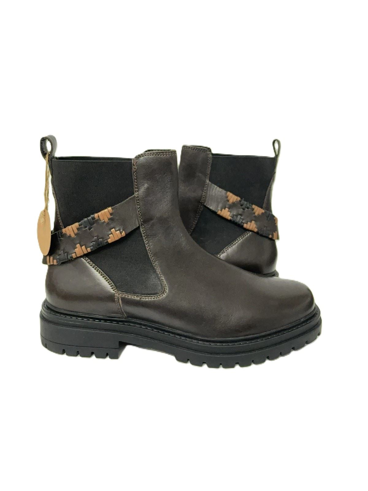 Osprey London The Guildford Chelsea Leder Damen Braune Stiefel