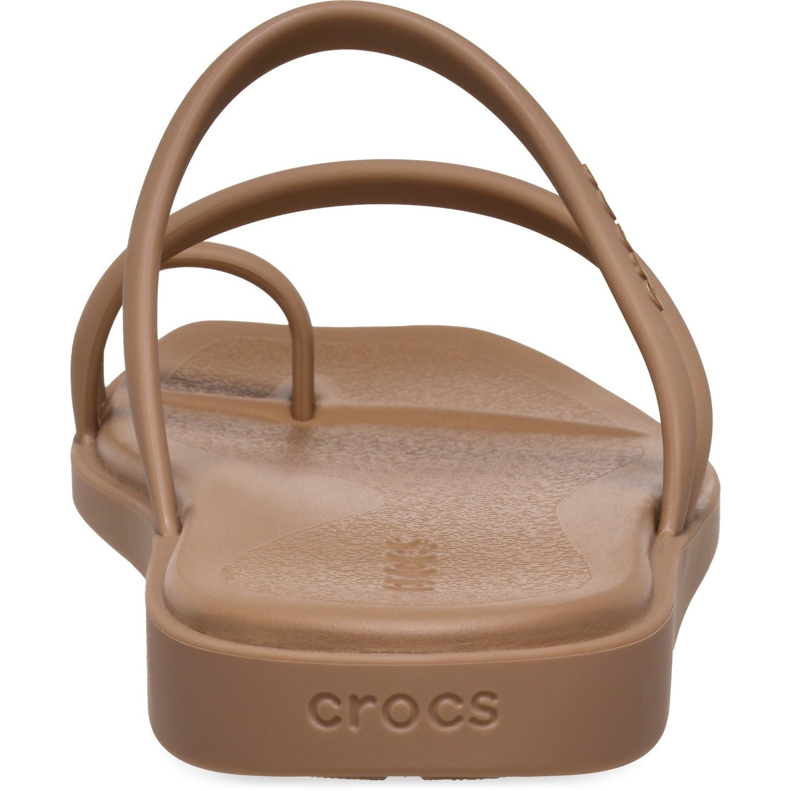 Crocs Miami Toe Loop Sandal Damen Milchschokolade Sandalen