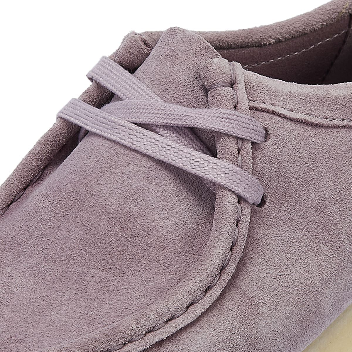 Clarks Wallabee Wildleder Damen Bequemschuhe In Mauve
