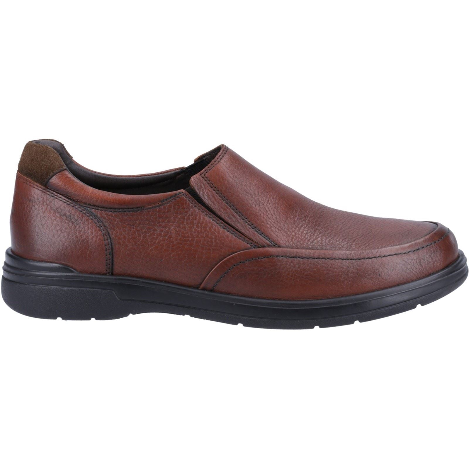 Hush Puppies Matthew Leder Herren Braune Slipper