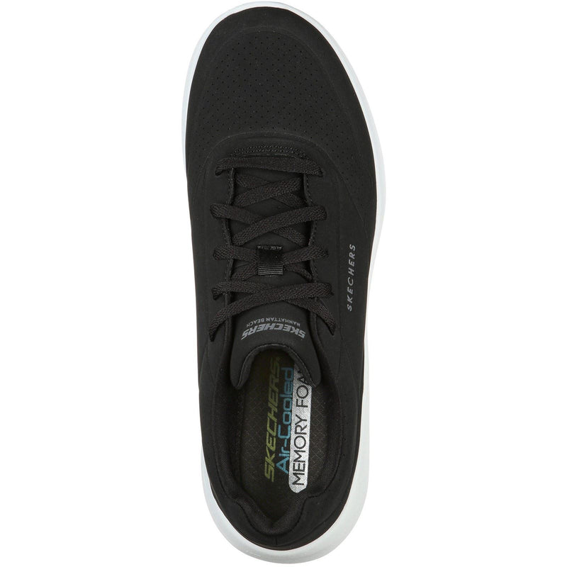 Skechers Ultra Flex 2.0 Vicinity Synthetische Herrenschwarz/Weiße Sneaker