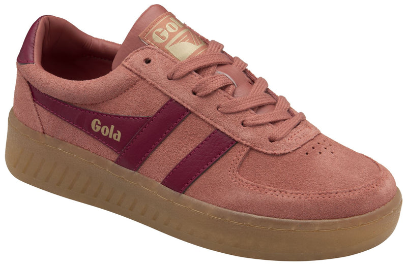 Gola Grandslam Wildleder Damen Rosa Sneakers