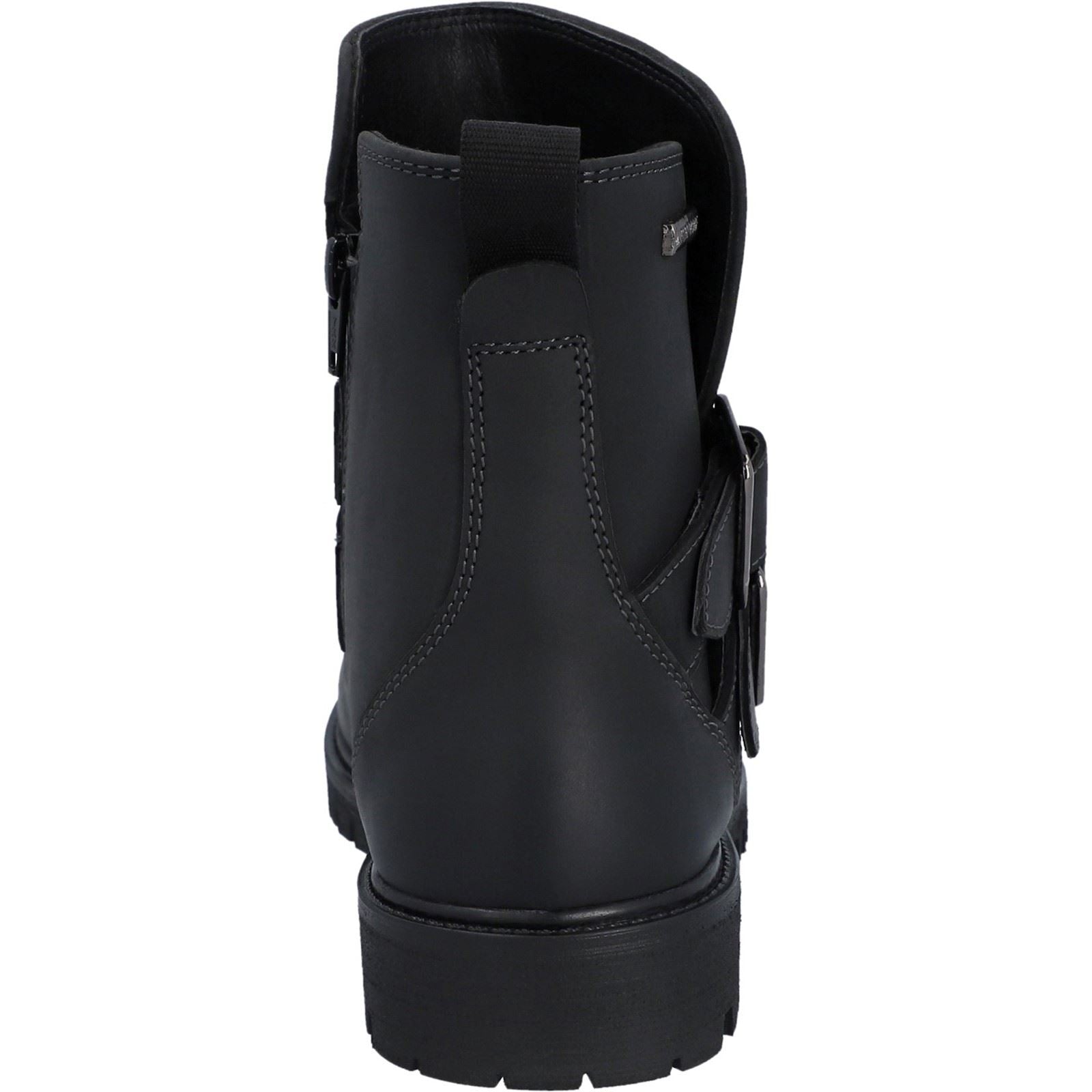 Hunter Ness Damenlederstiefel In Schwarz