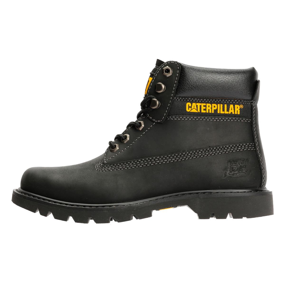 Caterpillar Colorado 2.0 Tractor Leder Herren Schwarze Stiefel
