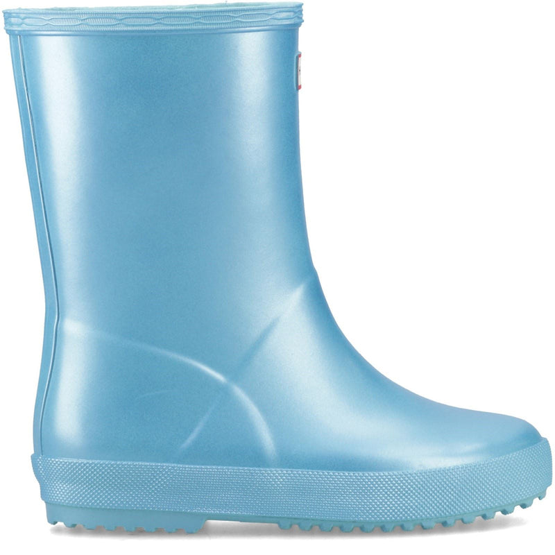 Hunter First Nebula Gummipoolblaue Gummistiefel