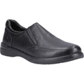 Hush Puppies Matthew Leder Herren Schwarze Mokassins