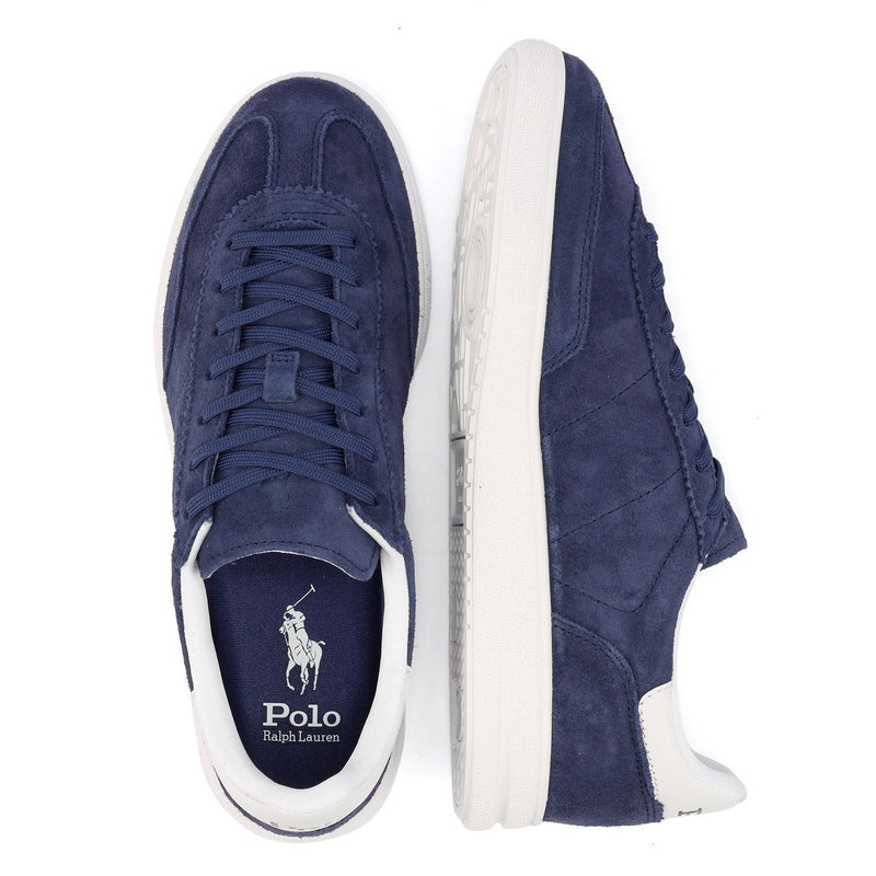Ralph Lauren Bedford Blaue Wildleder Sneaker