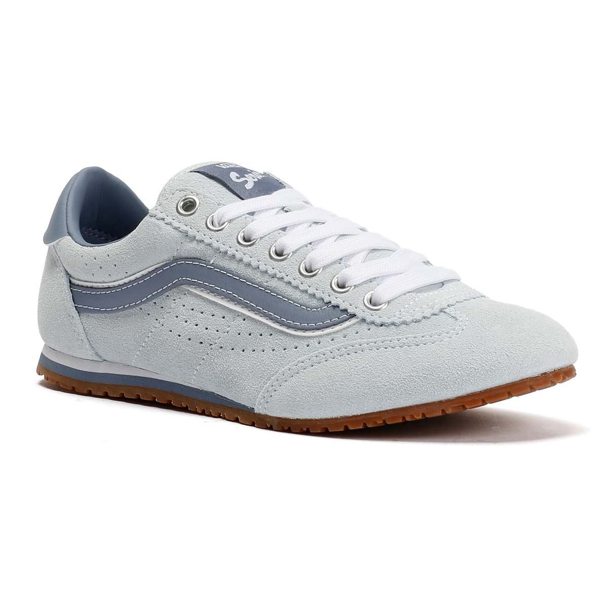 Vans Super Lowpro Wildleder Damen Blaue Sneaker