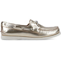Sperry Authentic 2 Eye Damen Bootsschuhe Aus Leder In Gold