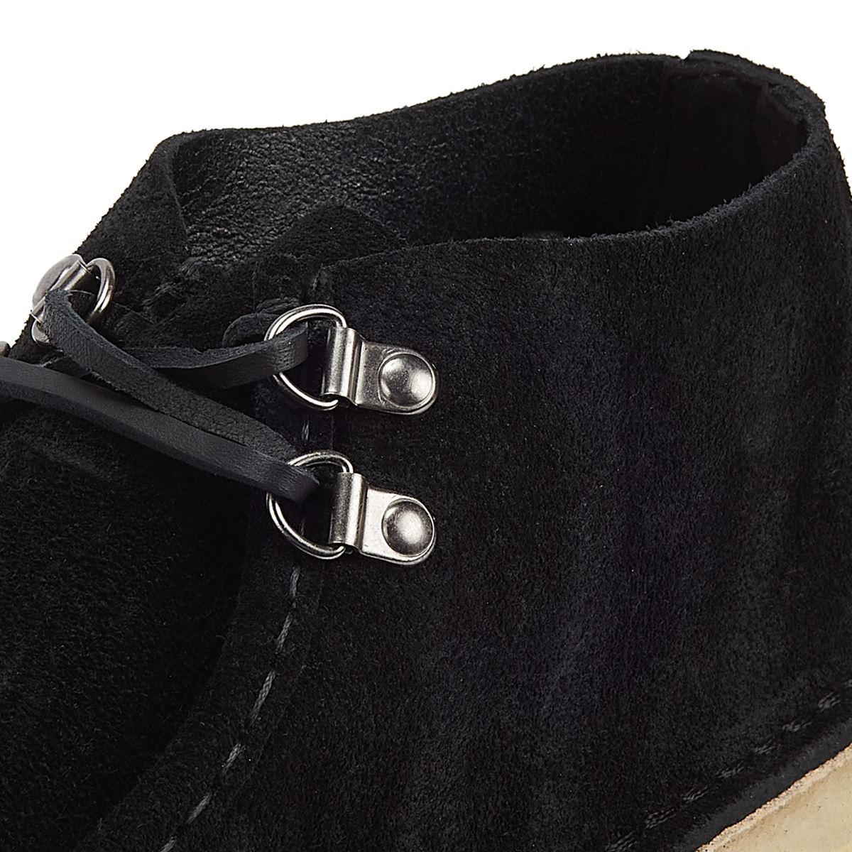 Clarks Originals Wüsten-Nomade-Wildleder-Herrenstiefel In Schwarz